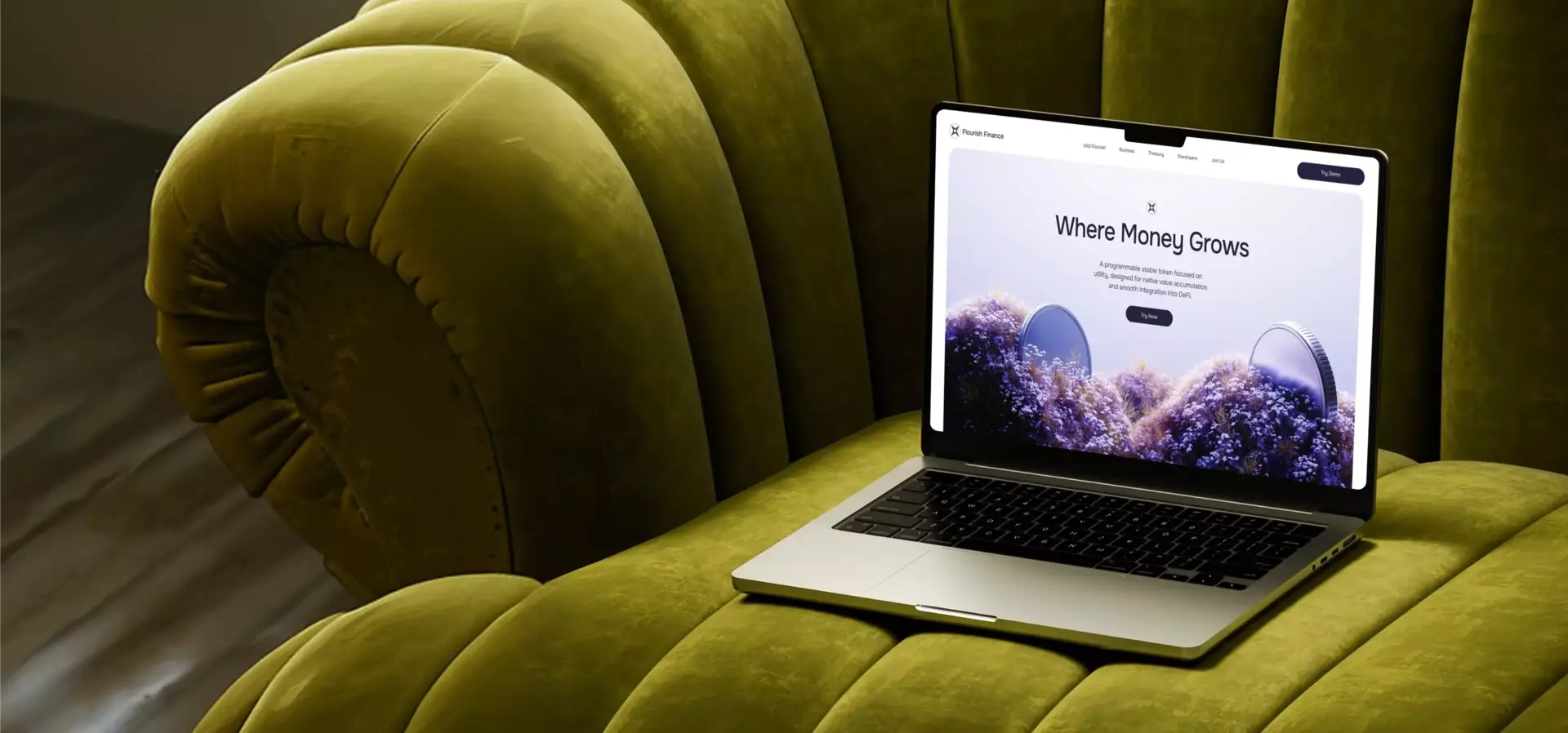 Landing page design project by Maverick Frame